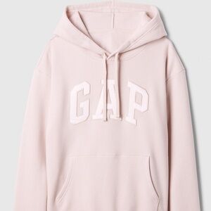 NWT Gap Logo Sweatshirt COLOR DULL ROSE SATIN SIZE  LARGE